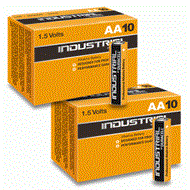 Duracell Industrial AA Batteries Alkaline 1.5V LR6 MN1500 Procell Battery pack of 10. 20, 30, 40 or 50