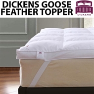 SUPER KING 9cm Deep Extra Thick Dickens Mattress Topper Goose and Down Feather Warm