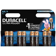 Duracell Ultra Power Type AA Alkaline Batteries pack of 12, 24, 48 and 60