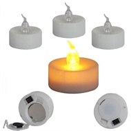 LED Candle Tea Light With Flickering Effect Batteries Included Tealights