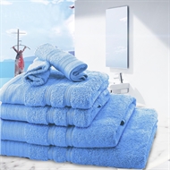 6 Towel Set Bathroom Face/Hand/Bath Towels Cotton Blend Towel Set 