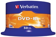 Verbatim 43533 DVD-R 4.7GB 16x Printable - 50 Pack Spindle