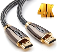 3 Meter 4K Braided HDMI Cable v2.0 Gold High Quality High Speed HDTV UltraHD 3D