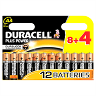 12 x AA Duracell Simply 1.5V Alkaline Batteries